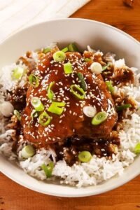 Instant Pot Honey Garlic Chicken Thighs Recipe