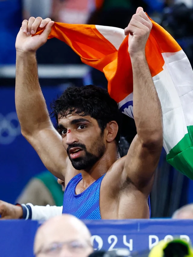 Aman Sehrawat Becomes India’s Youngest Olympic Medalist in Wrestling at Paris 2024